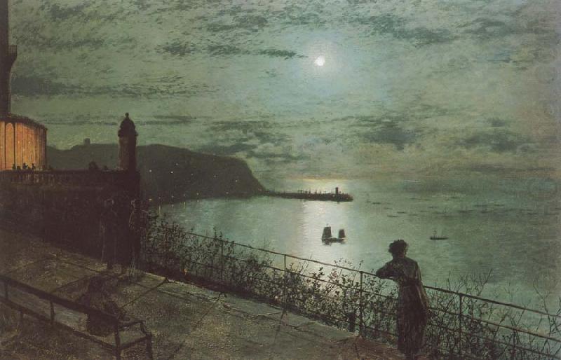 Atkinson Grimshaw Scarborough from Seats near the Grand Hotel china oil painting image